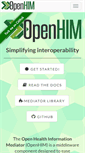 Mobile Screenshot of openhim.org